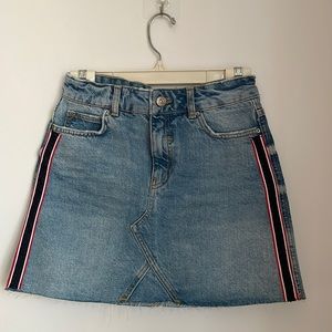 DENIM MINISKIRT